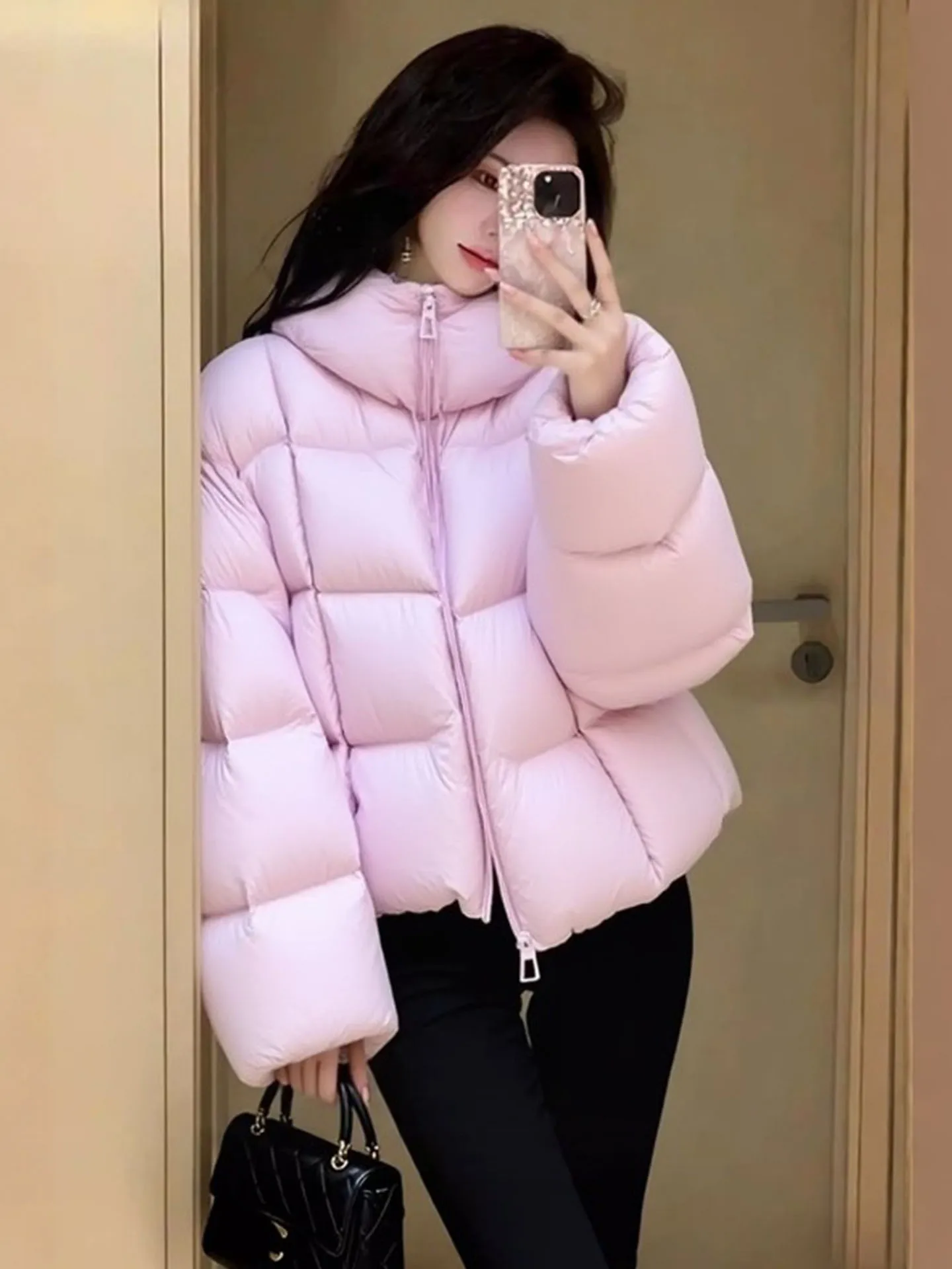 Pink Fluffy ort down Jaet Women's 2025 New Winter Thi Outerwear Commute Sle Korean Version Regular Fit Warm Daily Use
Pink Fluffy ort down Jaet Women's 2025 New Winter Thi Outerwear Commute Sle Korean Version Regular Fit Warm Daily Use