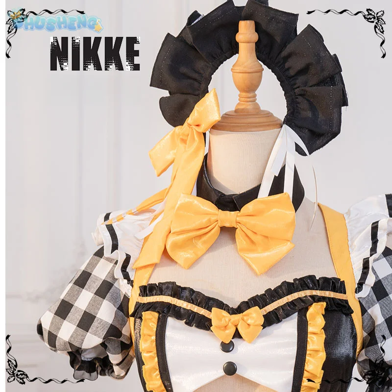 Goddess of Victory: Nikke Modernia Cosplay Marian Costume Sweet maid Lolita dress headband necklace prop Halloween women set
Goddess of Victory: Nikke Modernia Cosplay Marian Costume Sweet maid Lolita dress headband necklace prop Halloween women set