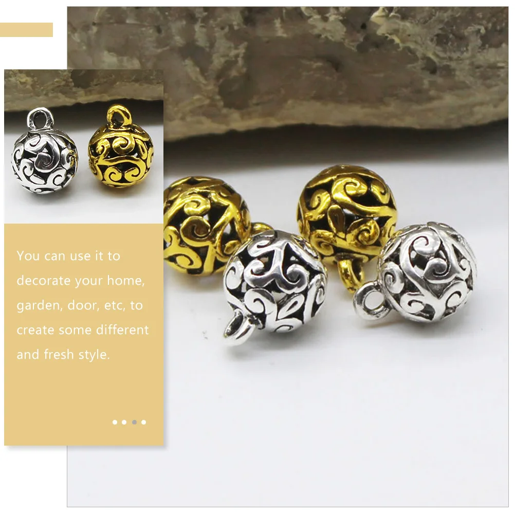 20Pcs Hollow Ball Pendants Alloy Charms Vintage Decorative DIY Jewelry Making Accessories Necklace Bracelet
20Pcs Hollow Ball Pendants Alloy Charms Vintage Decorative DIY Jewelry Making Accessories Necklace Bracelet