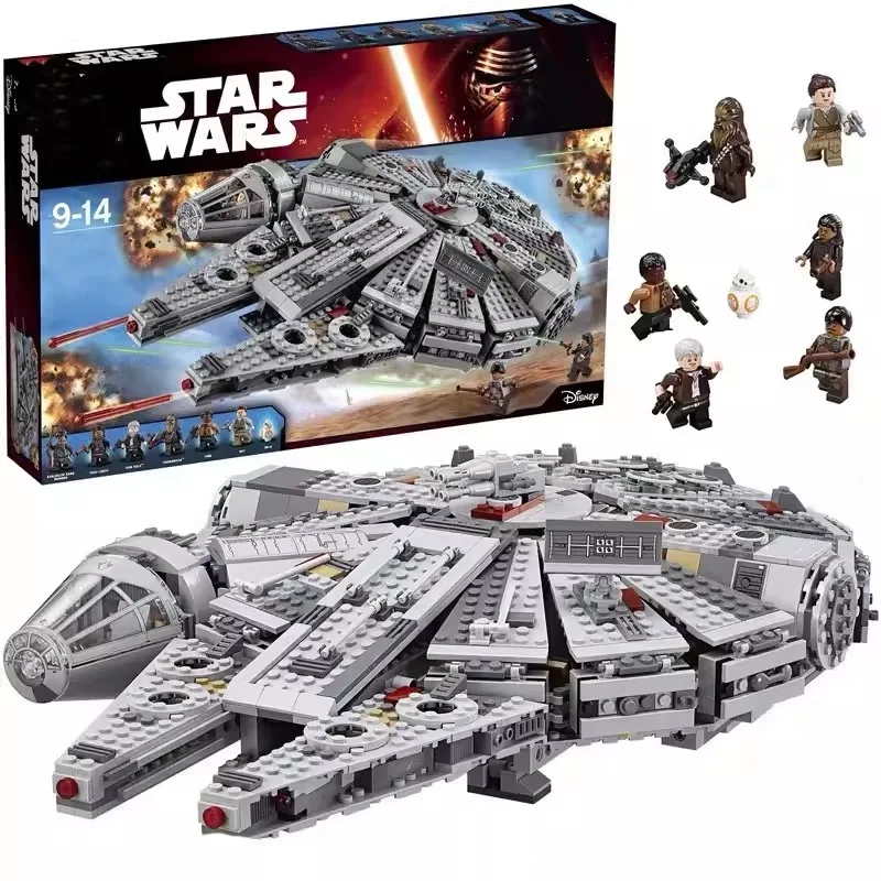 В наличии 1381 шт. Набор космических кораблей «Тысячелетний сокол» с фигурками инопланетян 75105, конструктор, игрушка, подарок
В наличии 1381 шт. Набор космических кораблей «Тысячелетний сокол» с фигурками инопланетян 75105, конструктор, игрушка, подарок