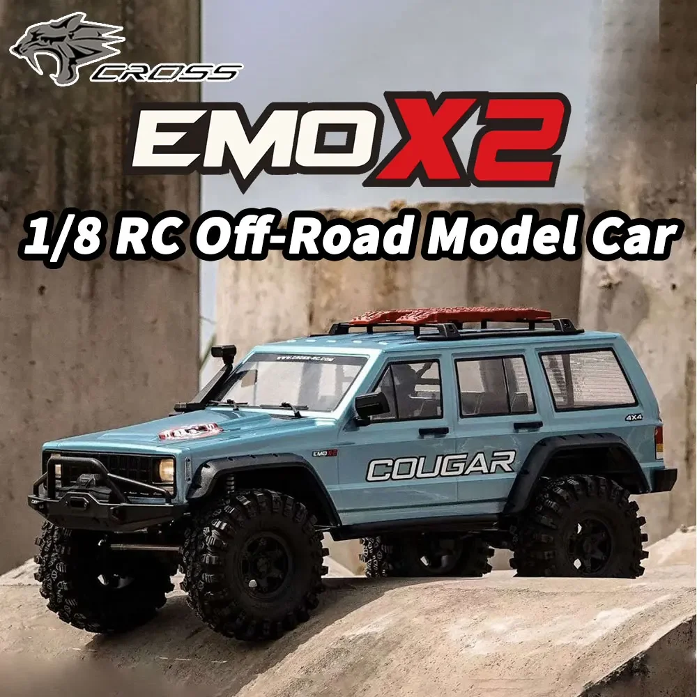 CROSS RC EMO X2 1/8 COUGAR RTR 4WD 2.4GHz RC Electric Remote Control Model Car Crawler Adult Children's Toys
CROSS RC EMO X2 1/8 COUGAR RTR 4WD 2.4GHz RC Electric Remote Control Model Car Crawler Adult Children's Toys