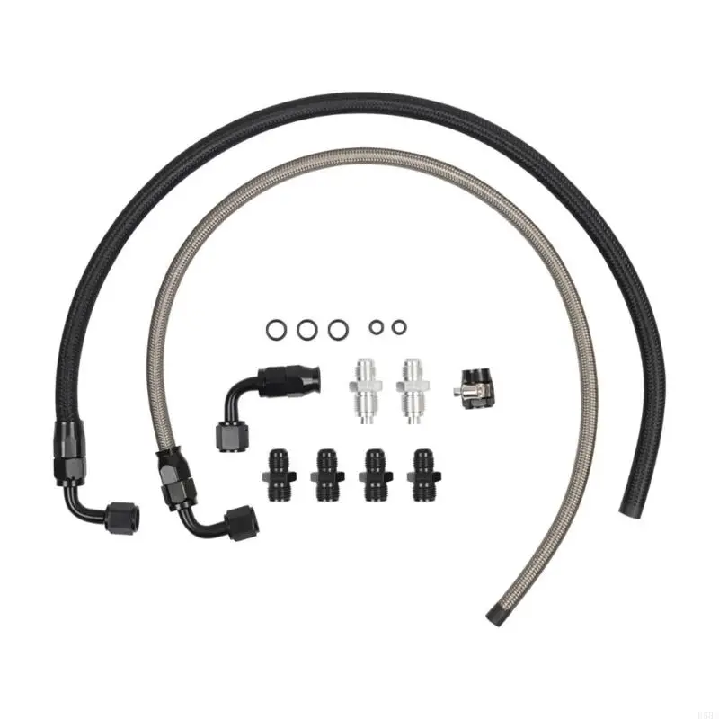 D5BE 6AN Complete Power Steering Hose Set Easy Installation Includes Hardware for C10
D5BE 6AN Complete Power Steering Hose Set Easy Installation Includes Hardware for C10