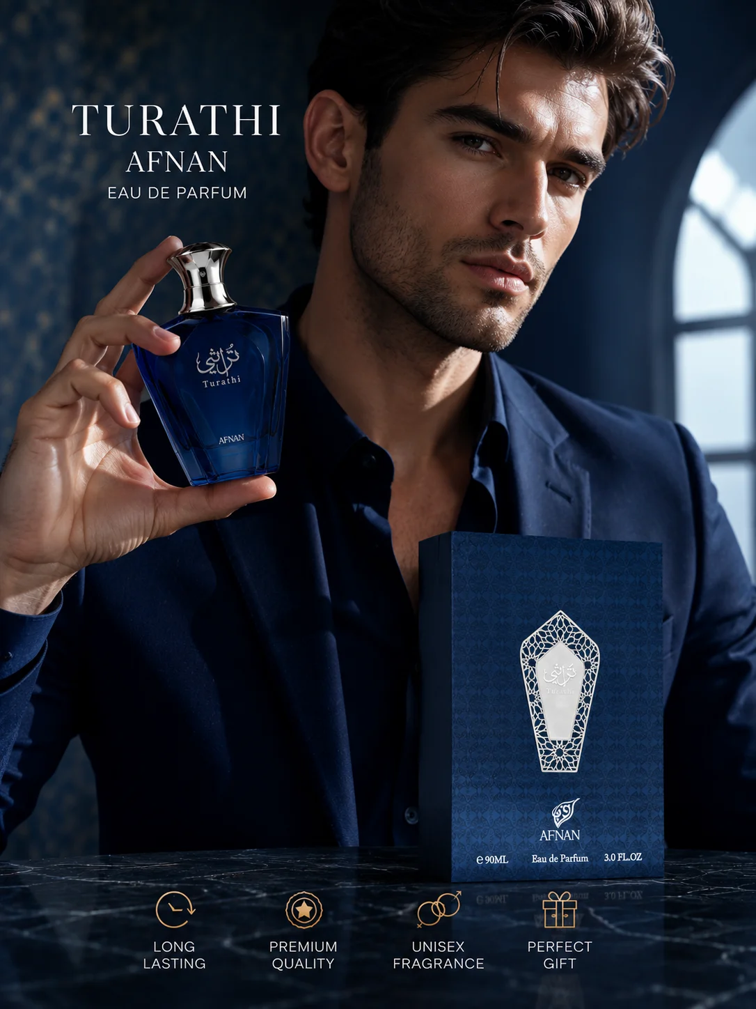 Turathi Blue Men EDP 90ml 3.0oz Long Lasting Masculine Fragrance Spray Fresh Citrus Marine Amber Aroma Anniversary Birthday Graduation Gift Idea 2026 Season Holiday Essential Scent Elegant Blue Bottle Collection Daily Wear Professional Performance Mist
Turathi Blue Men EDP 90ml 3.0oz Long Lasting Masculine Fragrance Spray Fresh Citrus Marine Amber Aroma Anniversary Birthday Graduation Gift Idea 2026 Season Holiday Essential Scent Elegant Blue Bottle Collection Daily Wear Professional Performance Mist