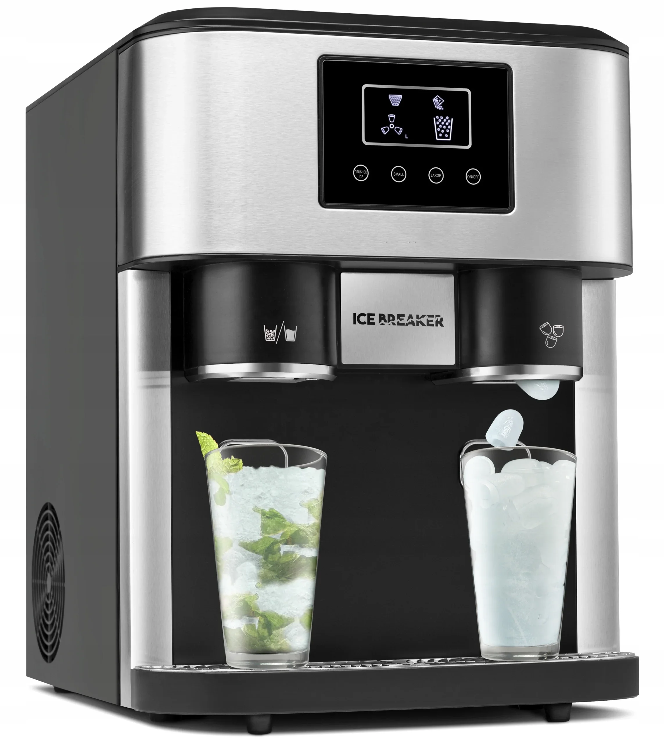 18kgs/day Household Use Countertop Portable Mini Ice Dispenser Maker With Crusher And Cold Water For Home,office,shops
18kgs/day Household Use Countertop Portable Mini Ice Dispenser Maker With Crusher And Cold Water For Home,office,shops
