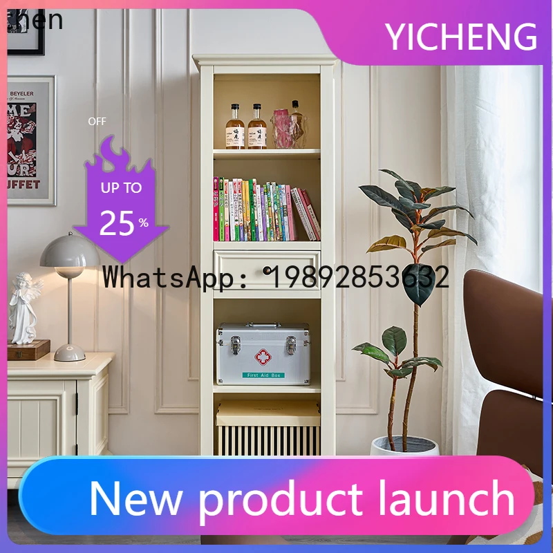 A1 cream wind side cabinet vertical cabinet combination modern simple small apartment bookcase living room storage narrow
A1 cream wind side cabinet vertical cabinet combination modern simple small apartment bookcase living room storage narrow