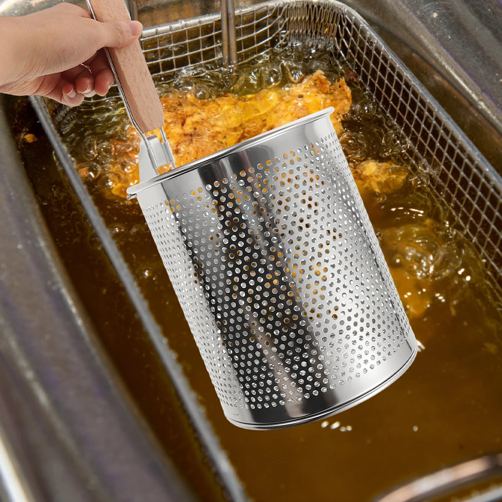 2pcs Stainless Steel Noodle Strainer Scoop Large Diameter Pasta Basket Ergonomic Handle Kitchen Colander for Draining
2pcs Stainless Steel Noodle Strainer Scoop Large Diameter Pasta Basket Ergonomic Handle Kitchen Colander for Draining