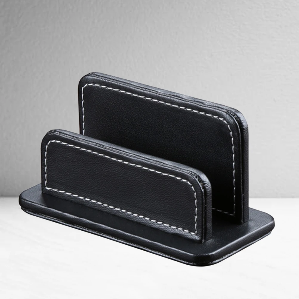 Business Card Holder Black Desktop Slim Organizer Case for Cards Display Stand Protect Clean Safe Elegant PU
Business Card Holder Black Desktop Slim Organizer Case for Cards Display Stand Protect Clean Safe Elegant PU