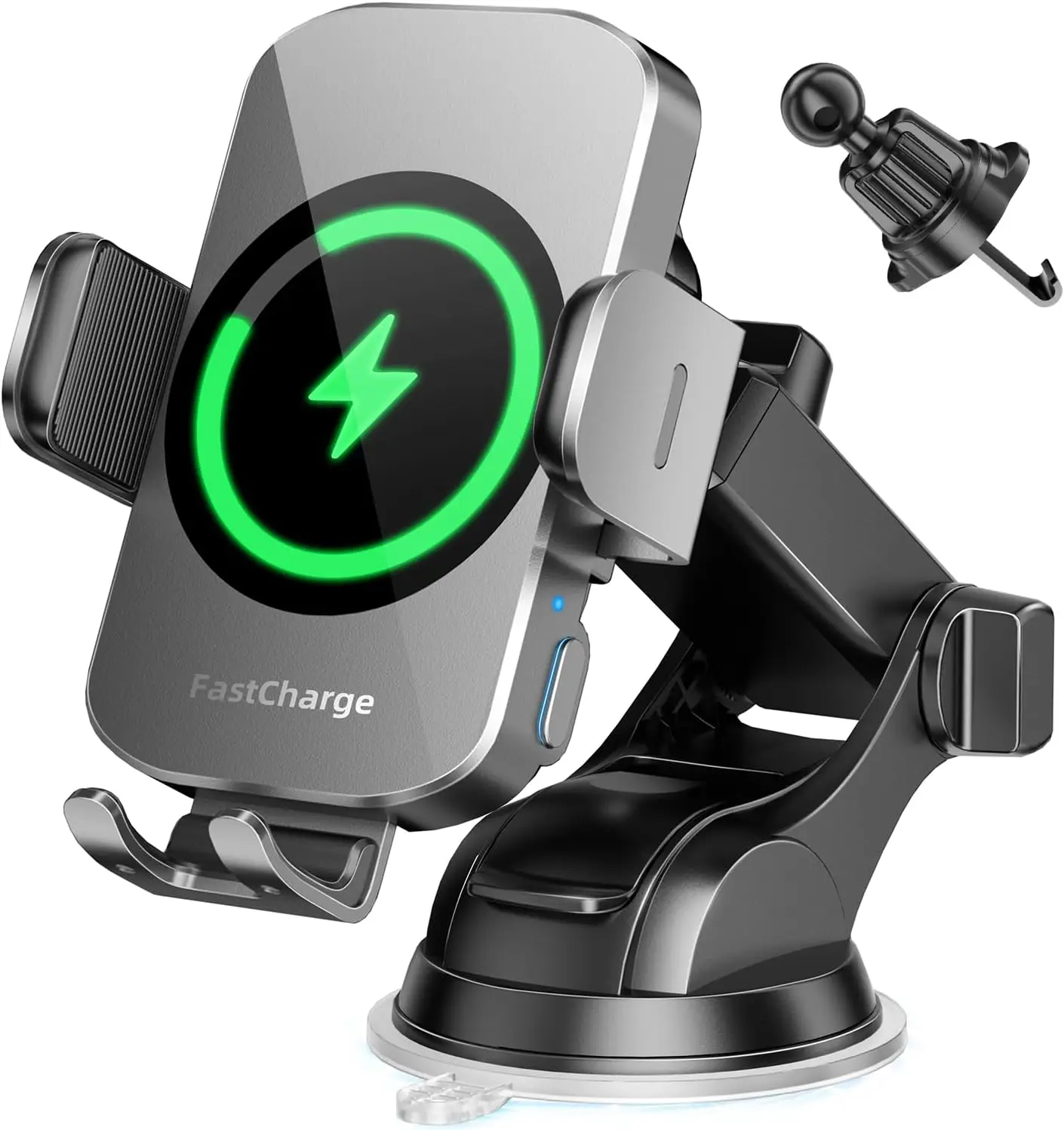 Wireless Car Charger Fast Charging Phone Holder 3 in 1 Auto Clamping Mount Compatible with iPhone Samsung
Wireless Car Charger Fast Charging Phone Holder 3 in 1 Auto Clamping Mount Compatible with iPhone Samsung