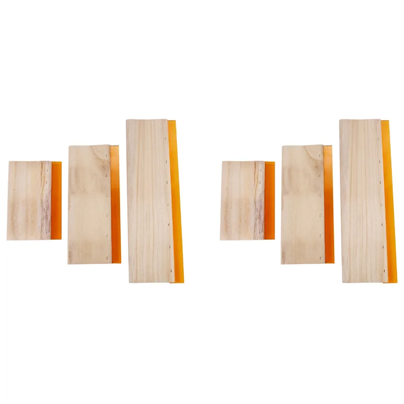 Набор из 6 шелкографических ракелей ABWR для трафаретной печати, 16 см, 24 см, 33 см
Набор из 6 шелкографических ракелей ABWR для трафаретной печати, 16 см, 24 см, 33 см