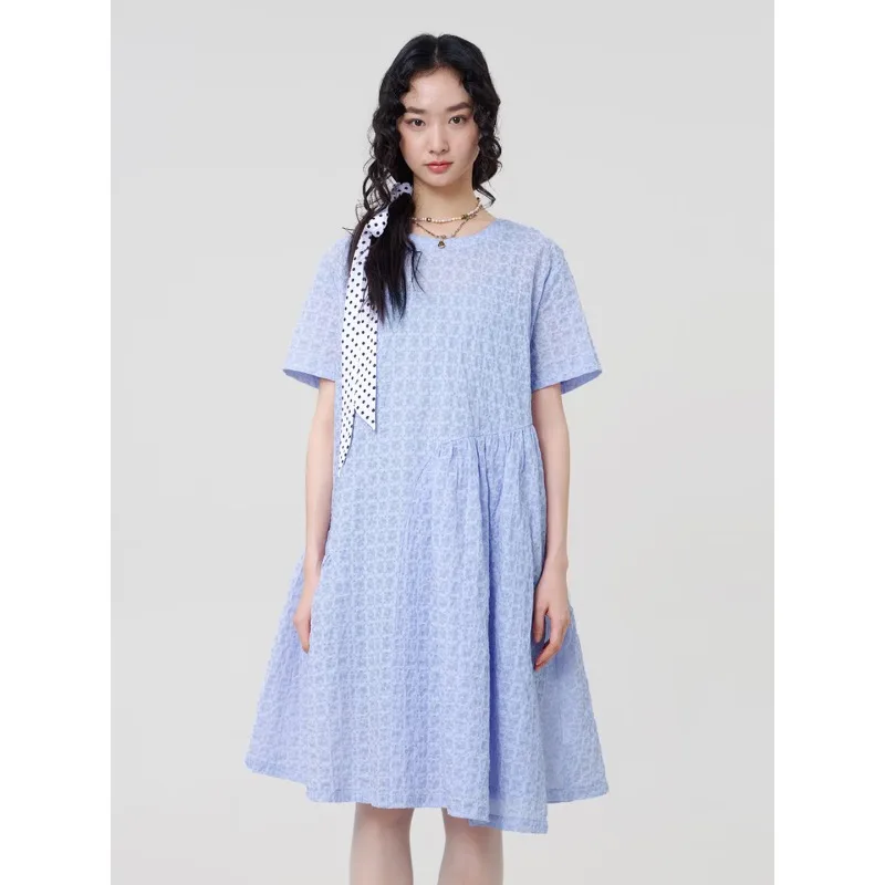 MOVEUP Short Sleeved Round Neck Dress 2026 Summer New Pure Cotton Small Round Neck Pleated Loose Two-Piece Set Dress 3ELX21305
MOVEUP Short Sleeved Round Neck Dress 2026 Summer New Pure Cotton Small Round Neck Pleated Loose Two-Piece Set Dress 3ELX21305