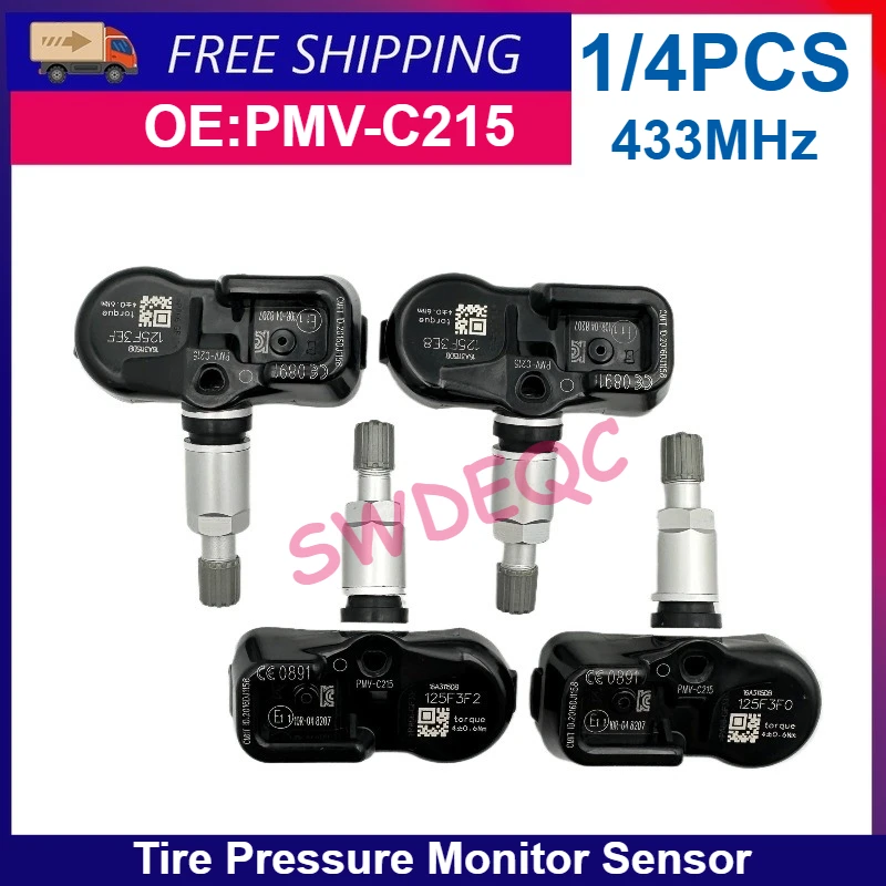 1/4PCS Tire Pressure Sensor PMV-C215 For Toyota Camry Corolla RAV4 Lexus LS500h LX570 RX450h TPMS Sensor 42607-48020 433MHz
1/4PCS Tire Pressure Sensor PMV-C215 For Toyota Camry Corolla RAV4 Lexus LS500h LX570 RX450h TPMS Sensor 42607-48020 433MHz