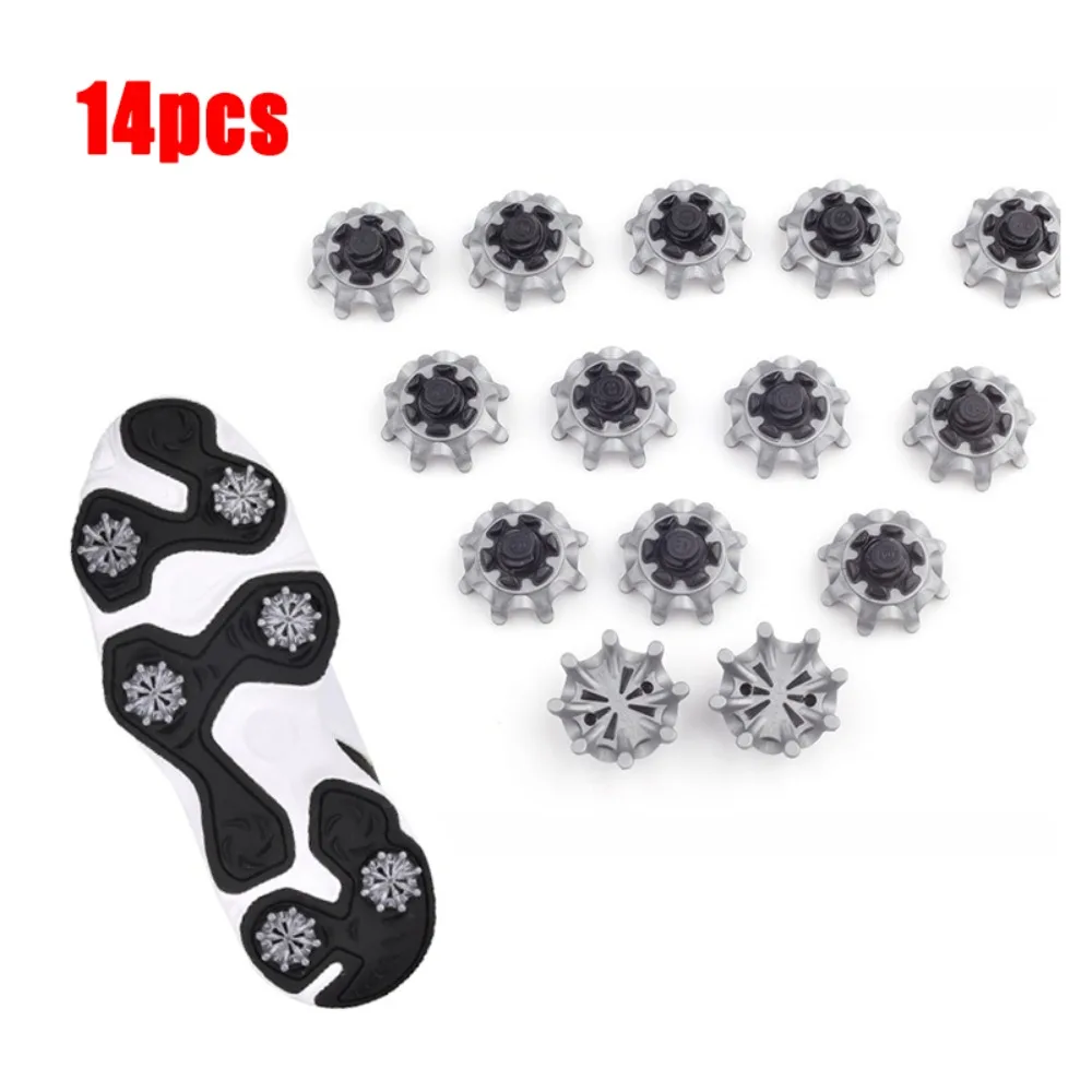 14pcs Golf Shoes Soft Spikes Pins Turn Fast Twist Shoe Spikes Replacement Set Golf Training Aids Golf Accessories
14pcs Golf Shoes Soft Spikes Pins Turn Fast Twist Shoe Spikes Replacement Set Golf Training Aids Golf Accessories
