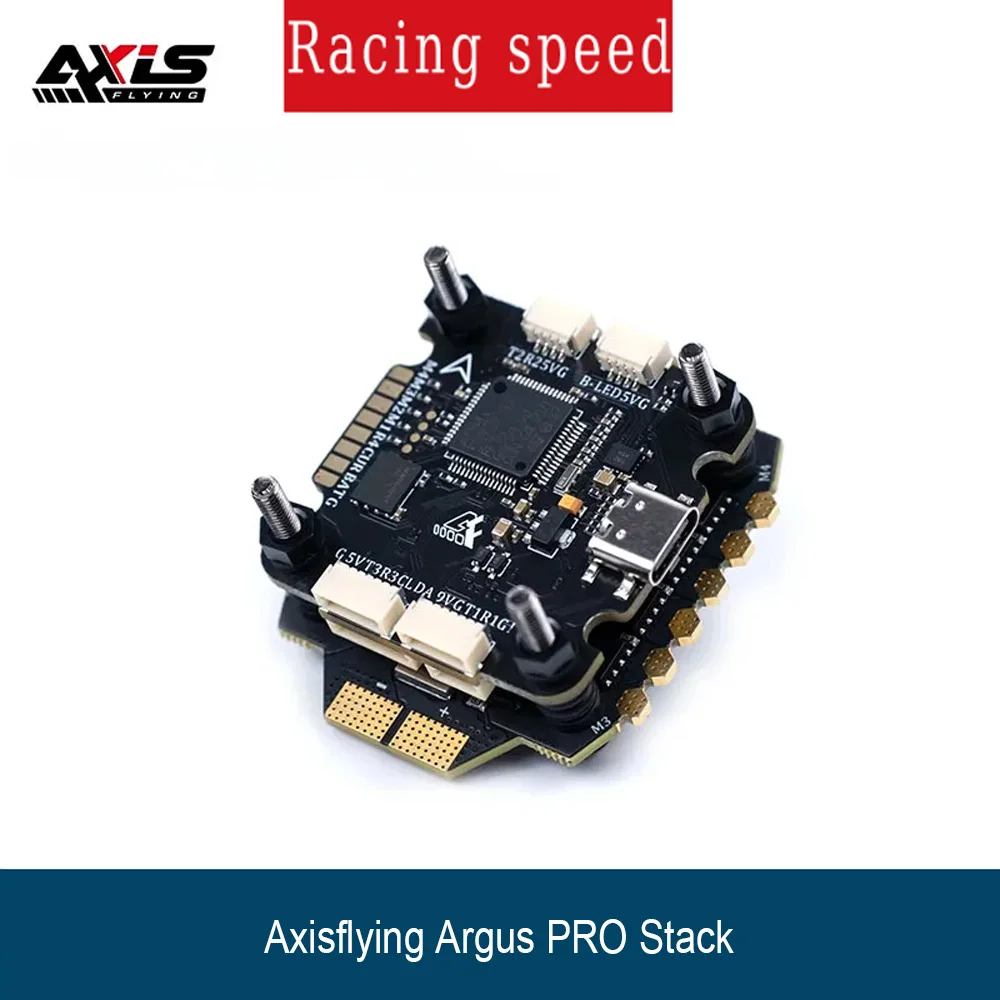 Axisflying Argus PRO PnP F722 Flight Controller w/ 55A/65A BL32 4in1 ESC, ICM42688P 16MB Blackbox 30x30mm for FPV Freestyle
Axisflying Argus PRO PnP F722 Flight Controller w/ 55A/65A BL32 4in1 ESC, ICM42688P 16MB Blackbox 30x30mm for FPV Freestyle