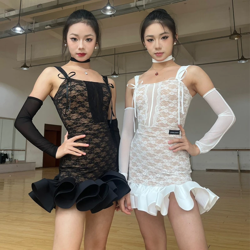 Women'S Performance Latin Dance Costumes Sexy Lace Latin Dance Clothing Adults Chacha Samba Tango Dancing Clothes SL11711
Women'S Performance Latin Dance Costumes Sexy Lace Latin Dance Clothing Adults Chacha Samba Tango Dancing Clothes SL11711