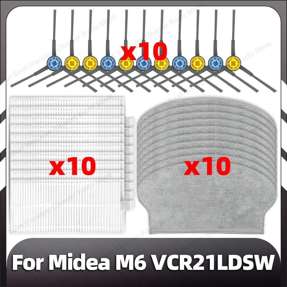 Compatible for Midea M6 VCR21LDSW Robot Replacement Side Brush HEPA Filter Mop Pads Spare Parts Accessories
Compatible for Midea M6 VCR21LDSW Robot Replacement Side Brush HEPA Filter Mop Pads Spare Parts Accessories