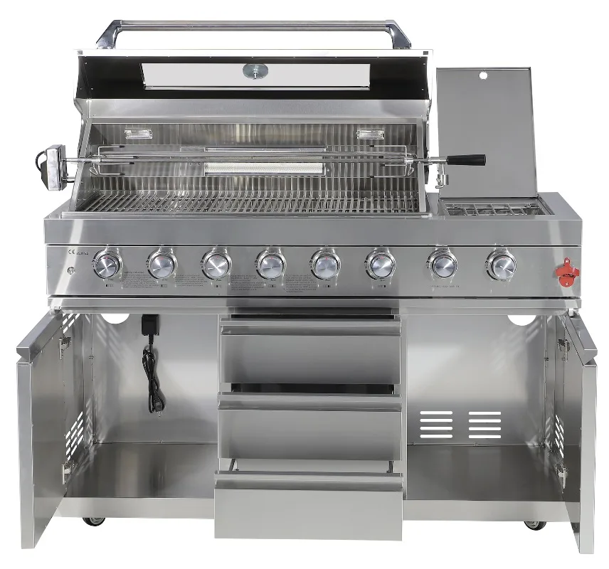 【Popular】Factory Wholesale Price Premium 6-Burner Freestanding Grill With Rear Burner For Outdoor BBQ
【Popular】Factory Wholesale Price Premium 6-Burner Freestanding Grill With Rear Burner For Outdoor BBQ