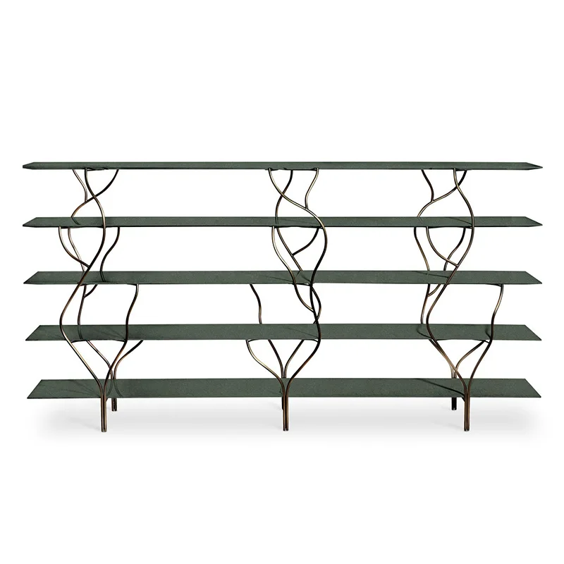 Italian light luxury brass, pure copper, copper art bookshelf, bookcase, living room, bedroom side shelf, Nordic floor-to-ceilin
Italian light luxury brass, pure copper, copper art bookshelf, bookcase, living room, bedroom side shelf, Nordic floor-to-ceilin