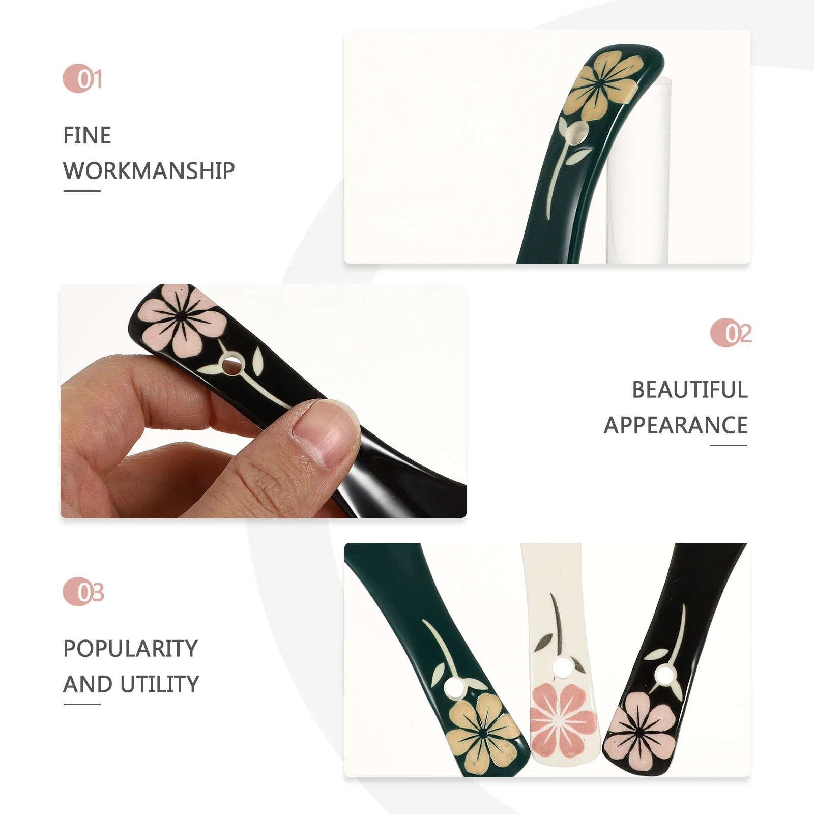 3Pcs Ceramic Spoons Underglaze Color Multipurpose Soup Rice Porridge Spoons Smooth Safe Kitchen Utensils Kitchen Tableware
3Pcs Ceramic Spoons Underglaze Color Multipurpose Soup Rice Porridge Spoons Smooth Safe Kitchen Utensils Kitchen Tableware