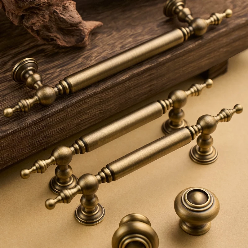 Vintage Bronze Solid Brass Drawer Handles for Bedroom Kitchen Cupboard Shoe Cabinet Door Knob Wardrobes Furniture Hardware Pulls
Vintage Bronze Solid Brass Drawer Handles for Bedroom Kitchen Cupboard Shoe Cabinet Door Knob Wardrobes Furniture Hardware Pulls
