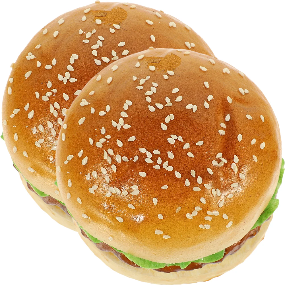 2 Pcs Simulated Hamburger Model Table Decorations Party Fake Food Decors Simulation Models Shop Scene Layout Props
2 Pcs Simulated Hamburger Model Table Decorations Party Fake Food Decors Simulation Models Shop Scene Layout Props