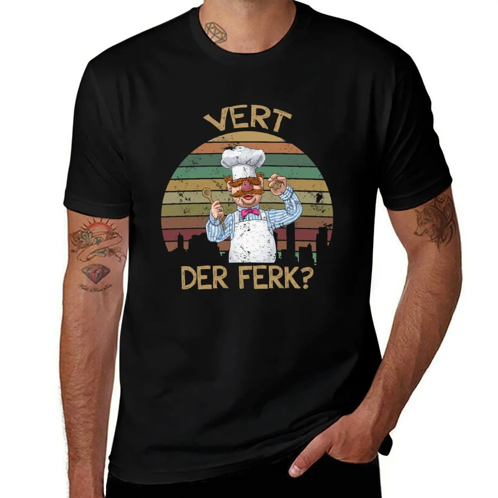 Retro Vintage Vert Der Ferk Swedish Chef T-Shirt man t shirt designer t shirts for man pack white T-Shirt
Retro Vintage Vert Der Ferk Swedish Chef T-Shirt man t shirt designer t shirts for man pack white T-Shirt