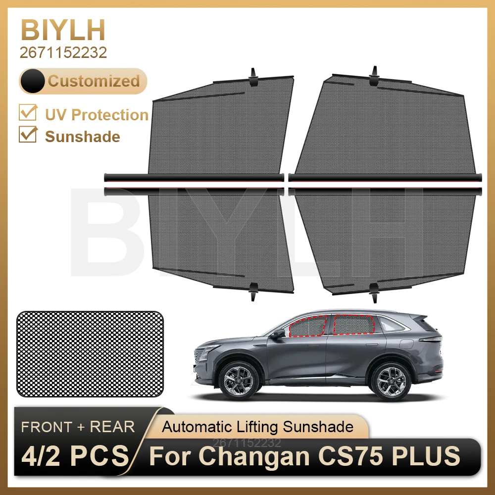 4/2 шт. теплозащитный экран для Changan CS75 PLUS, боковой солнцезащитный козырек на лобовое стекло автомобиля, индивидуальный козырек от солнца, защита от ультрафиолета, автоаксессуары
4/2 шт. теплозащитный экран для Changan CS75 PLUS, боковой солнцезащитный козырек на лобовое стекло автомобиля, индивидуальный козырек от солнца, защита от ультрафиолета, автоаксессуары