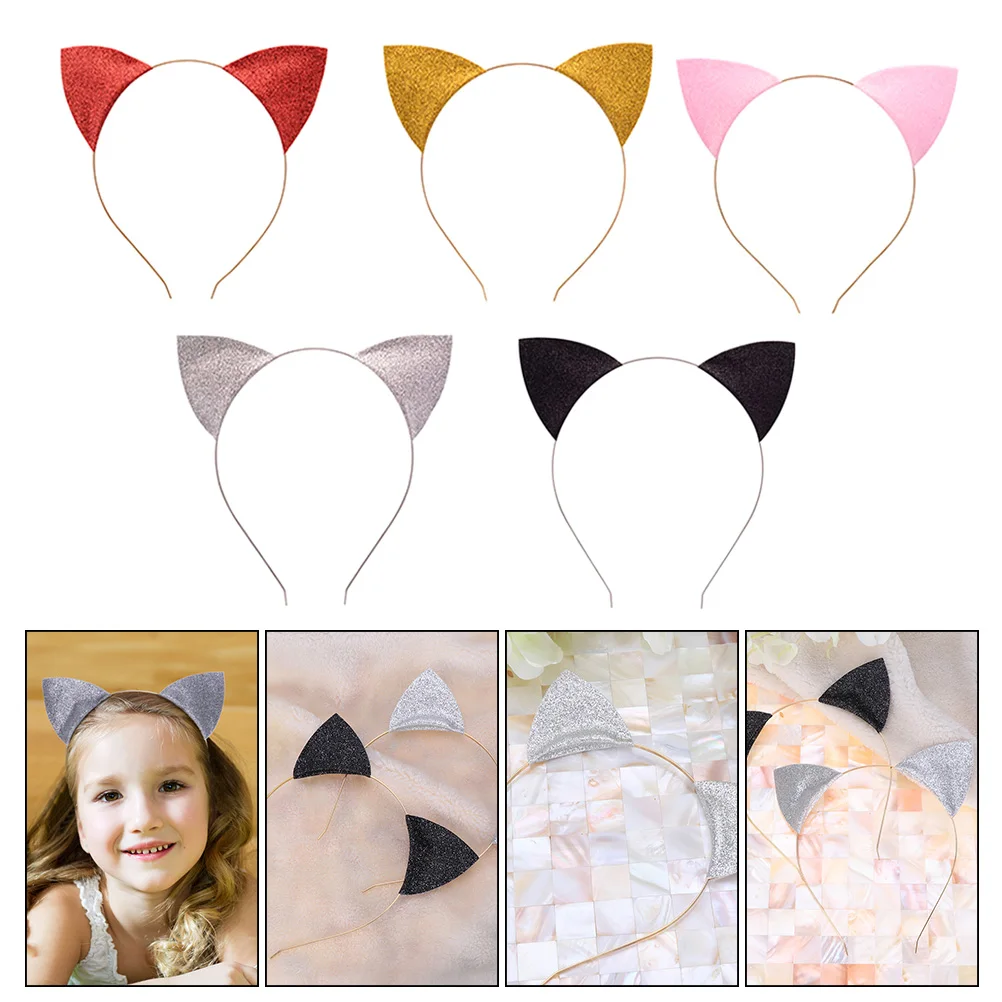 5Pcs Cat Ear Headb Glitter Hair Accessories Halloween Headdress Fashion Masquerade Lightweight Comfortable Safe Durable High
5Pcs Cat Ear Headb Glitter Hair Accessories Halloween Headdress Fashion Masquerade Lightweight Comfortable Safe Durable High