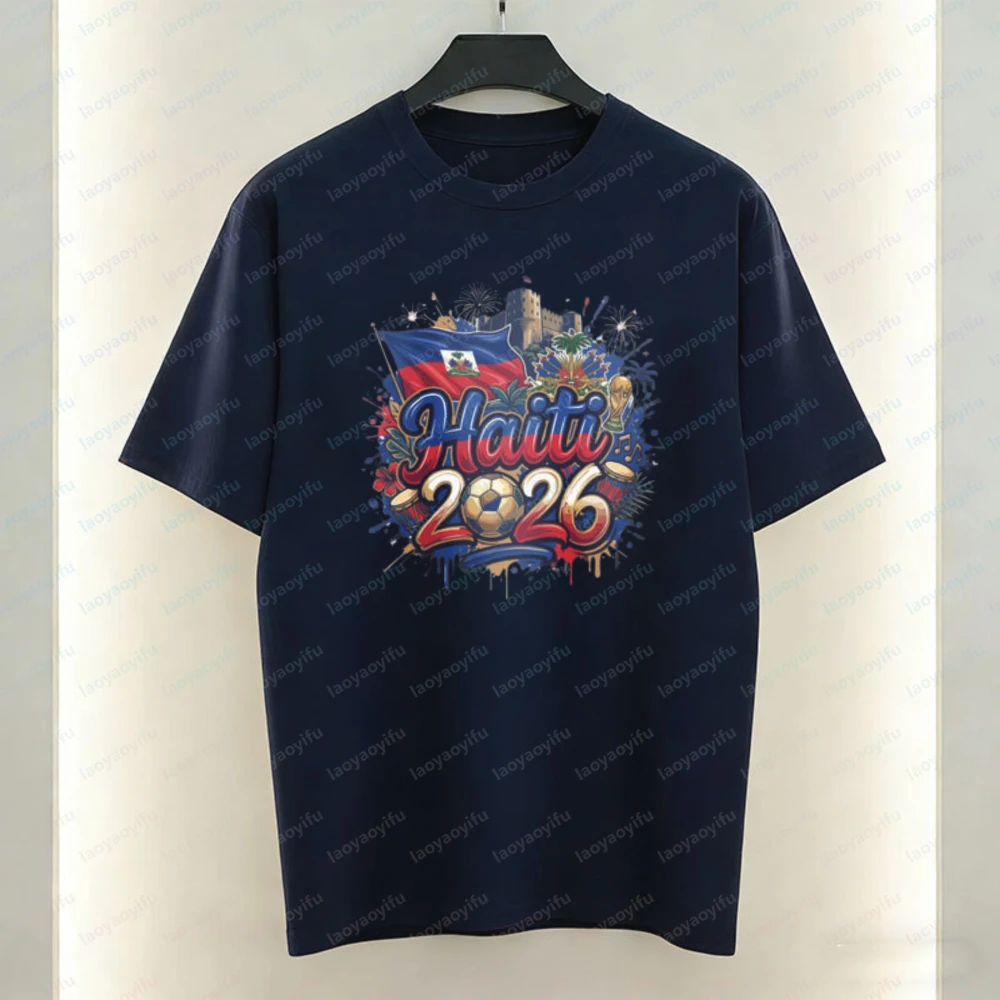 Haitian Football Enthusiast Cotton T-Shirt Vintage Classic Landmark Print Tee Unique Team Gift Idea Match Day Men's Clothing
Haitian Football Enthusiast Cotton T-Shirt Vintage Classic Landmark Print Tee Unique Team Gift Idea Match Day Men's Clothing
