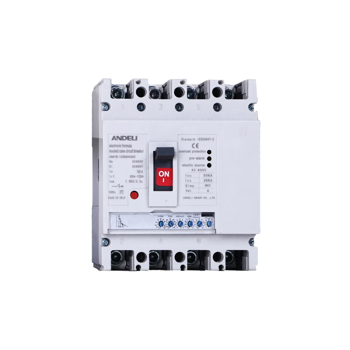 ANDELI AM1E-125/4300 32A 125A 16 20 25 32 40 50 60 70 80 90 100 125 Amp Usa Outdoor Low Voltage Mccb Circuit Breaker
ANDELI AM1E-125/4300 32A 125A 16 20 25 32 40 50 60 70 80 90 100 125 Amp Usa Outdoor Low Voltage Mccb Circuit Breaker