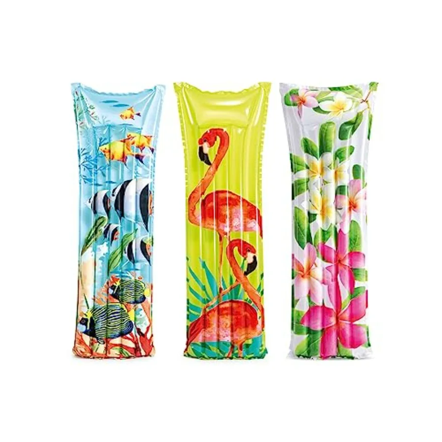 Inflatable Floating Fashion Mat: Durable Vinyl 2 Air Chambers 220lb Weight Capacity Style May Vary One Mat
Inflatable Floating Fashion Mat: Durable Vinyl 2 Air Chambers 220lb Weight Capacity Style May Vary One Mat