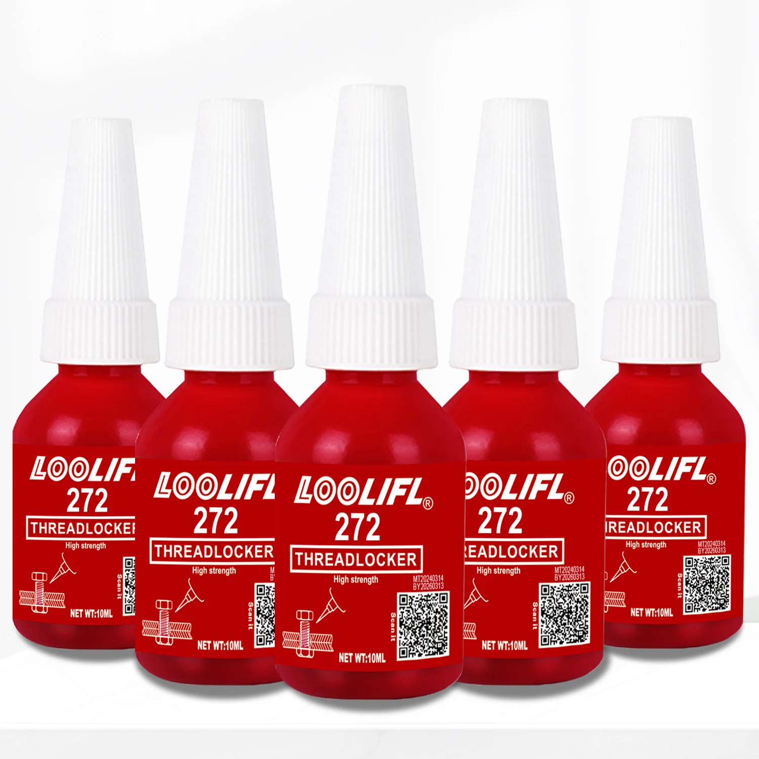 5 шт. Средство для фиксации резьбы 272, металлический клей, используется для гаек, болтов и крепежных винтов для предотвращения ослабления и коррозии 10 мл.
5 шт. Средство для фиксации резьбы 272, металлический клей, используется для гаек, болтов и крепежных винтов для предотвращения ослабления и коррозии 10 мл.