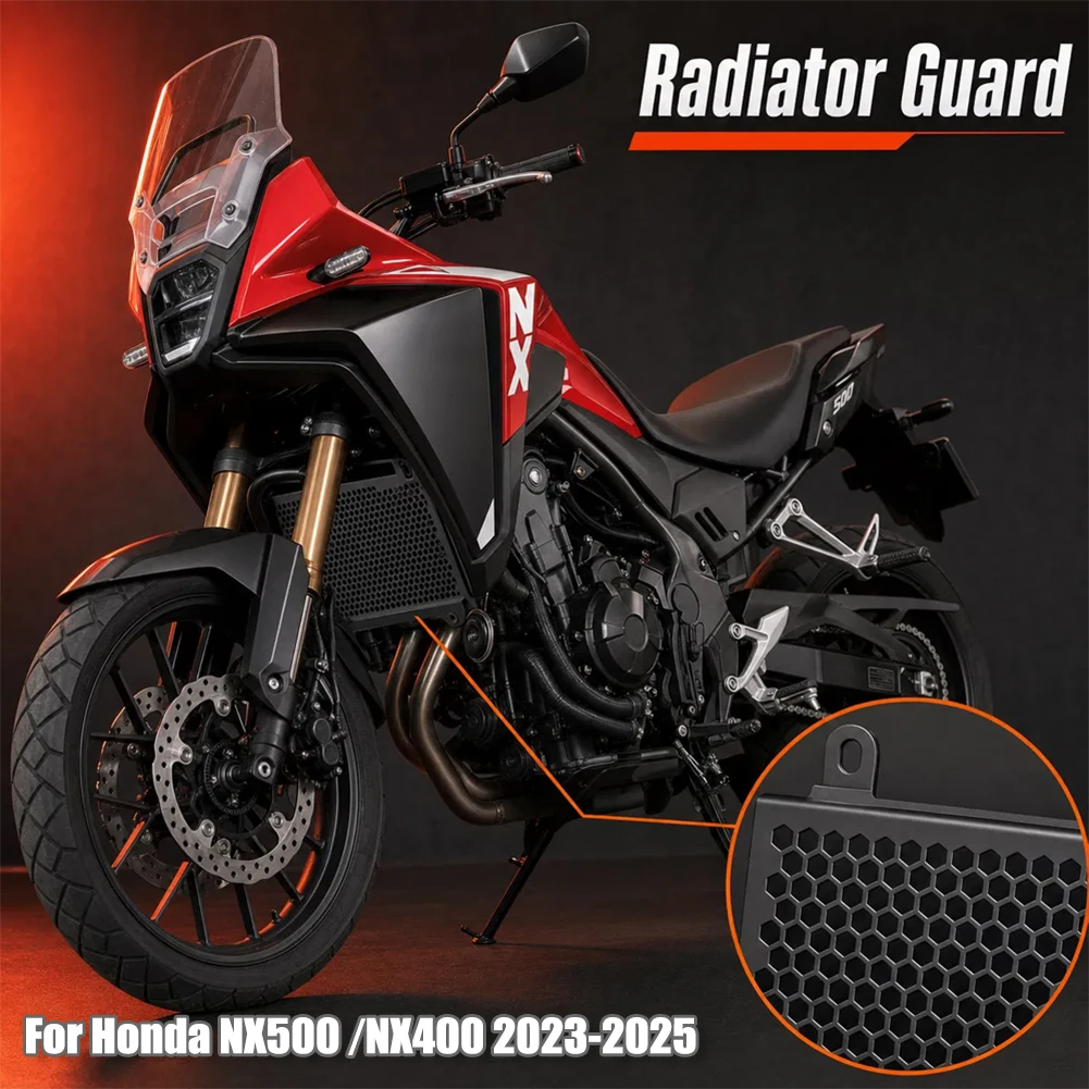 Motorcycle Accessories Radiator Guard Radiator Grille Guard Protector Cover For HONDA NX500 NX400 NX 500 NX 400 2023 2024 2025
Motorcycle Accessories Radiator Guard Radiator Grille Guard Protector Cover For HONDA NX500 NX400 NX 500 NX 400 2023 2024 2025