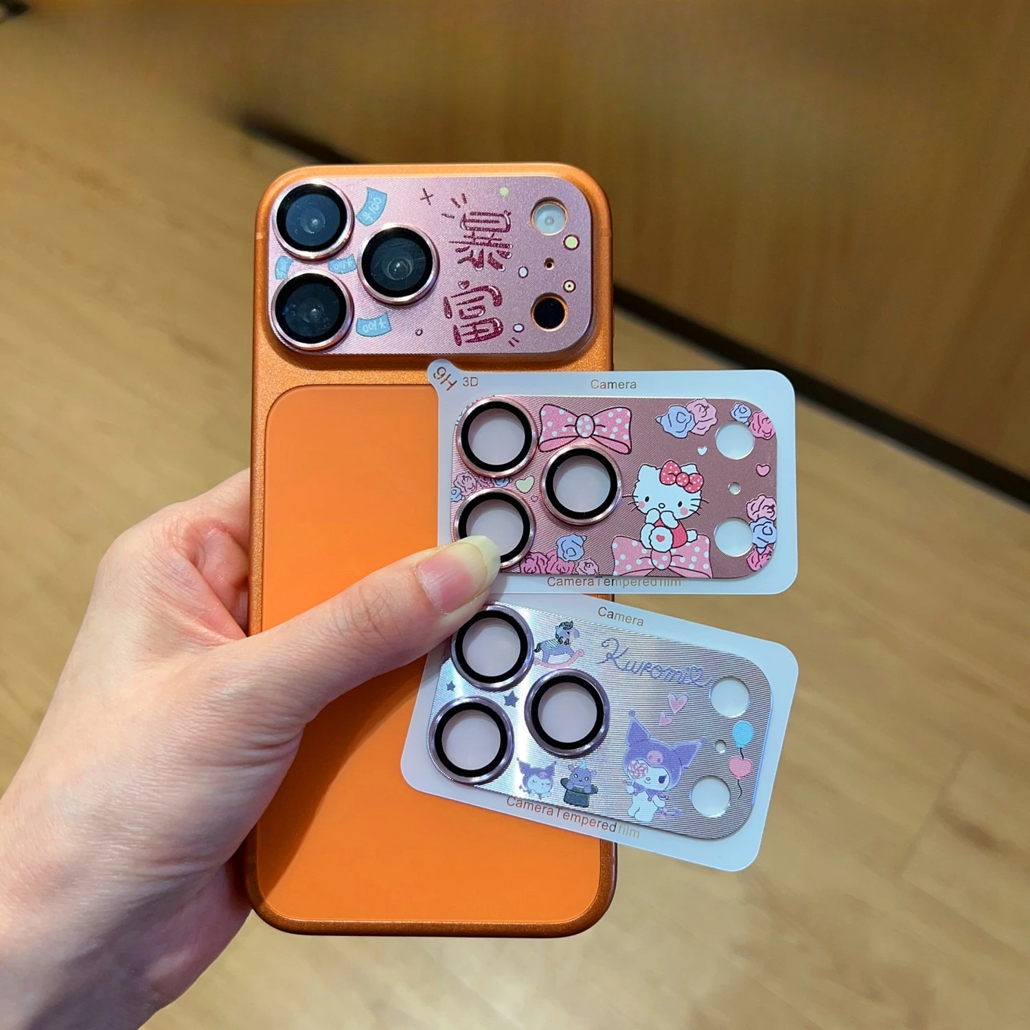Sanrio Cute Cartoon Hello Kitty Camera Lens Glass Film For IPhone 17 Pro Max 16 15 14 Anti-scratch Alloy Lens Ring Protector Cap
Sanrio Cute Cartoon Hello Kitty Camera Lens Glass Film For IPhone 17 Pro Max 16 15 14 Anti-scratch Alloy Lens Ring Protector Cap