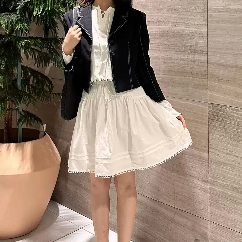 Aweihua Summer New Women's Elastic Waist Versatile A-Line Skirt Breathable Skin-Friendly Cute Style City Commute Skirt
Aweihua Summer New Women's Elastic Waist Versatile A-Line Skirt Breathable Skin-Friendly Cute Style City Commute Skirt