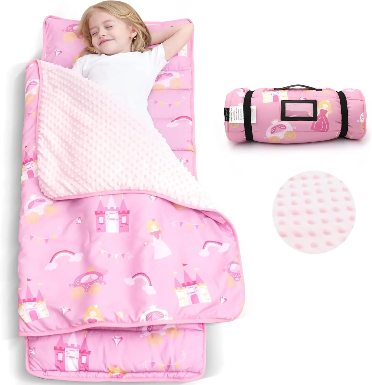 Toddler Nap Mat With Pillow And Blanket, Extra Large Rolled Napping Mats,Slumber Bags For Boys Girls,Kids Sleeping Bag For
Toddler Nap Mat With Pillow And Blanket, Extra Large Rolled Napping Mats,Slumber Bags For Boys Girls,Kids Sleeping Bag For