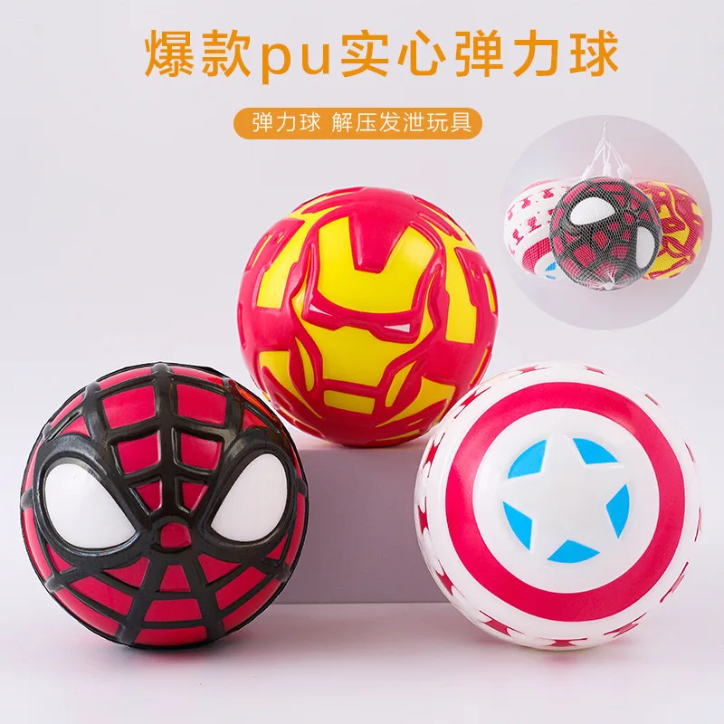 3pcs 10cm Marvel Spider Man Iron Man Captain America Elastic Ball High Elasticity Outdoor Toy Ball Holiday Gifts
3pcs 10cm Marvel Spider Man Iron Man Captain America Elastic Ball High Elasticity Outdoor Toy Ball Holiday Gifts
