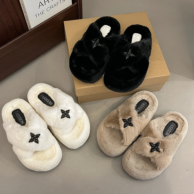 Новая версия 2025, милые плюшевые тапочки для женщин, осенние и зимние домашние хлопковые тапочки для пар Женские Тапочки
Новая версия 2025, милые плюшевые тапочки для женщин, осенние и зимние домашние хлопковые тапочки для пар Женские Тапочки