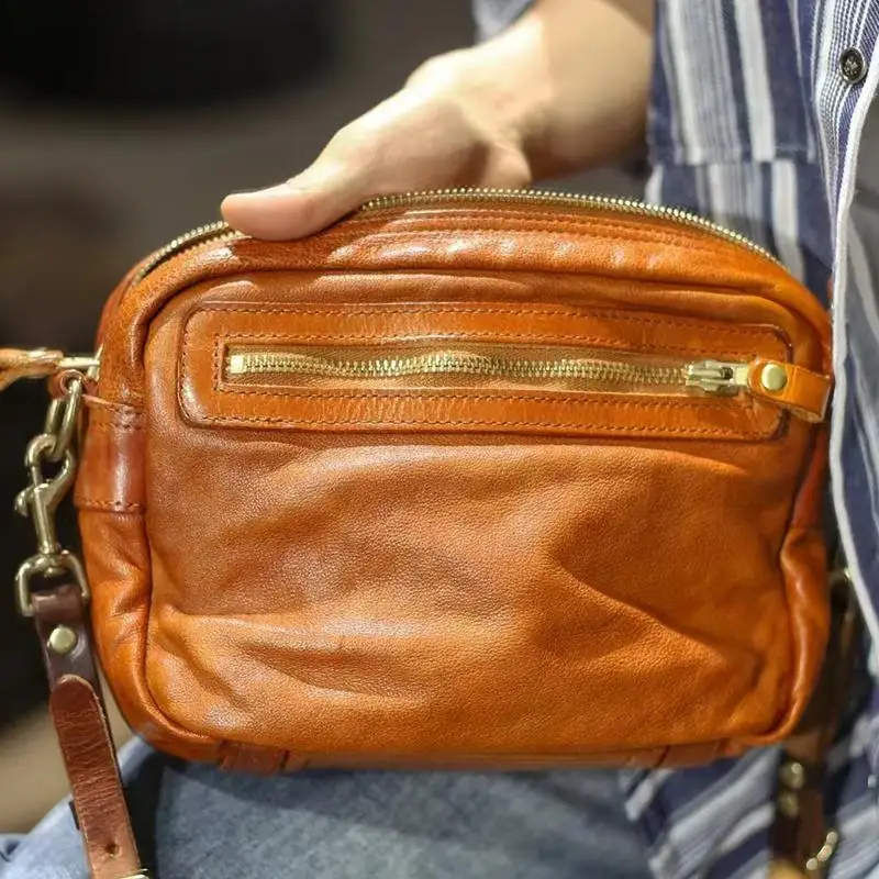 PNDME vintage handmade genuine leather men's women's diagonal bag outdoor casual high quality first layer cowhide shoulder bag
PNDME vintage handmade genuine leather men's women's diagonal bag outdoor casual high quality first layer cowhide shoulder bag