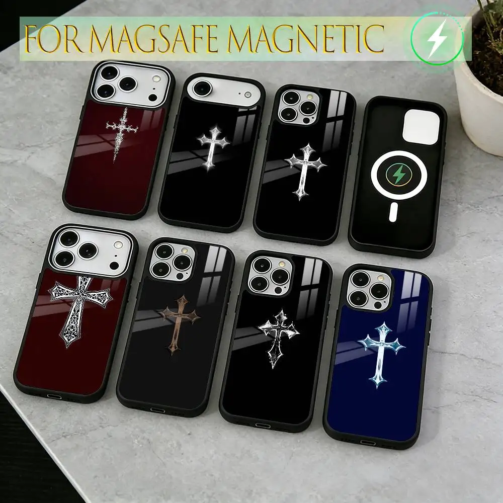 Cross Phone Case For iPhone17,16,15,14,13,12,11 Plus,Pro Magnetic For Magsafe Wireless Charging
Cross Phone Case For iPhone17,16,15,14,13,12,11 Plus,Pro Magnetic For Magsafe Wireless Charging