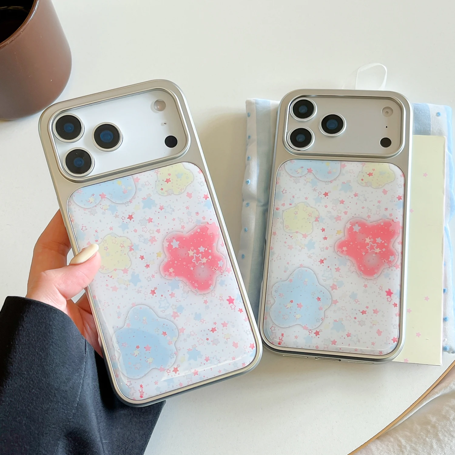 Back Cover For IPhone 13 14 15 16 Pro Max 17 Pro Case Colorful Stars Drop Rubber Silver Tpu Bumper Shockproof Phone Case
Back Cover For IPhone 13 14 15 16 Pro Max 17 Pro Case Colorful Stars Drop Rubber Silver Tpu Bumper Shockproof Phone Case