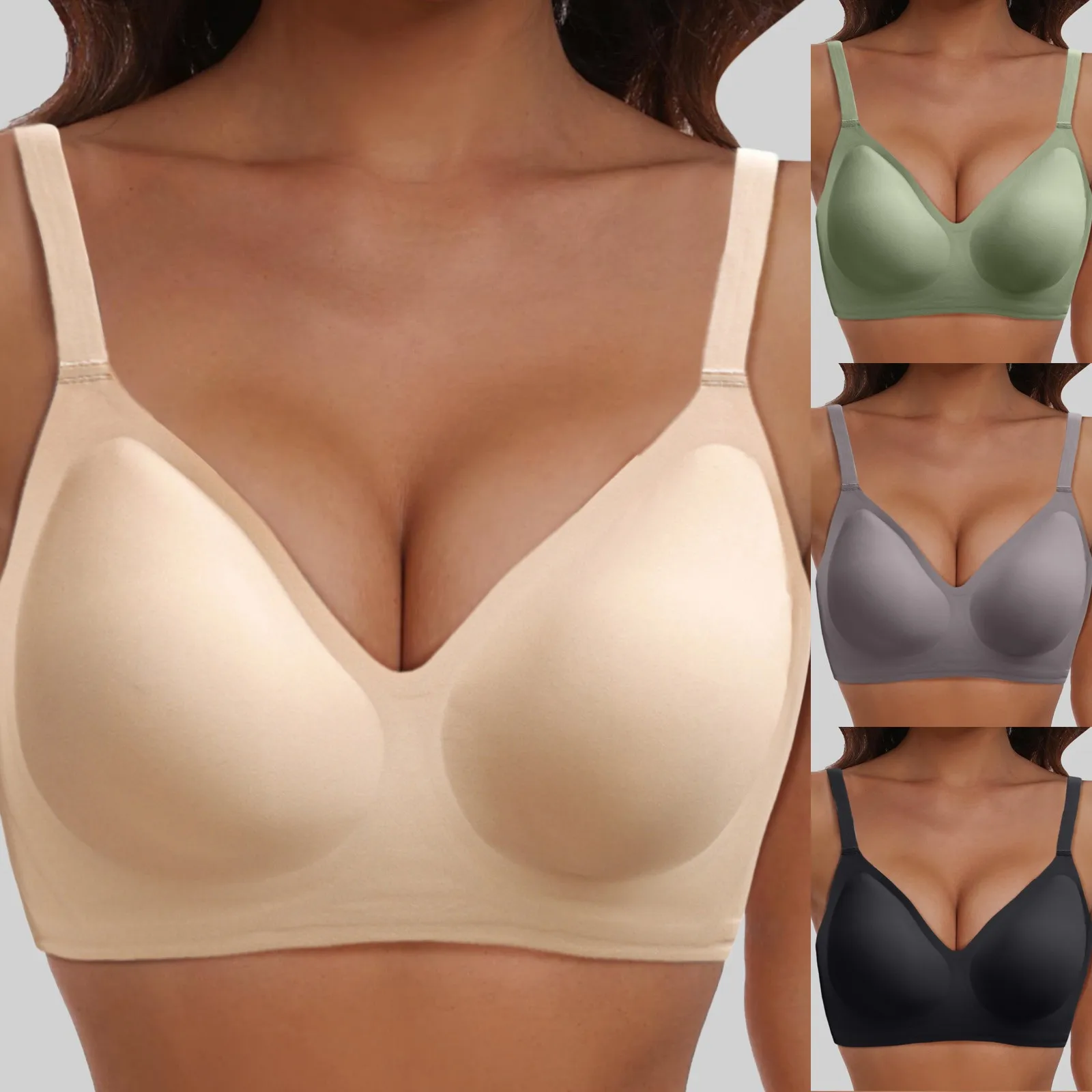 2024 Women's Underwear No Steel Ring Seamless Full Coverage Bras Large Upper Support Regular And Plus Size Underwear For Women
2024 Women's Underwear No Steel Ring Seamless Full Coverage Bras Large Upper Support Regular And Plus Size Underwear For Women