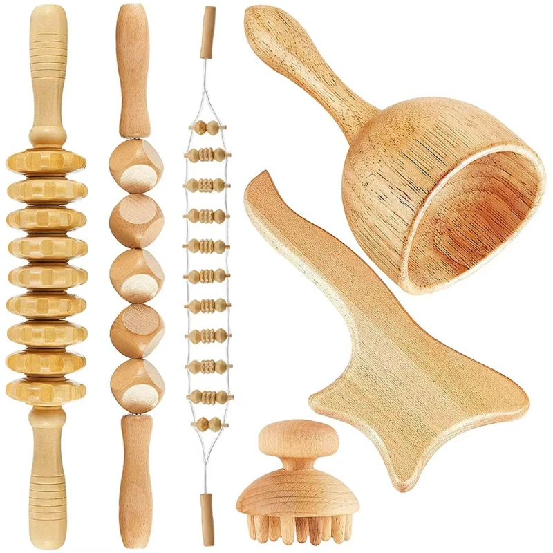 6 In 1 Wood Therapy Massage Lymphatic Drainage Massager Anti Cellulite Fascia Massage Roller Full Body Muscle relaxatio
6 In 1 Wood Therapy Massage Lymphatic Drainage Massager Anti Cellulite Fascia Massage Roller Full Body Muscle relaxatio