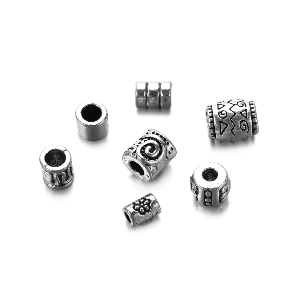 260pcs Jewelry Accessories Antique Spacer Bead Silver Tube Spacer Bead Kit Alloy Metal Spacer Bead Making
260pcs Jewelry Accessories Antique Spacer Bead Silver Tube Spacer Bead Kit Alloy Metal Spacer Bead Making