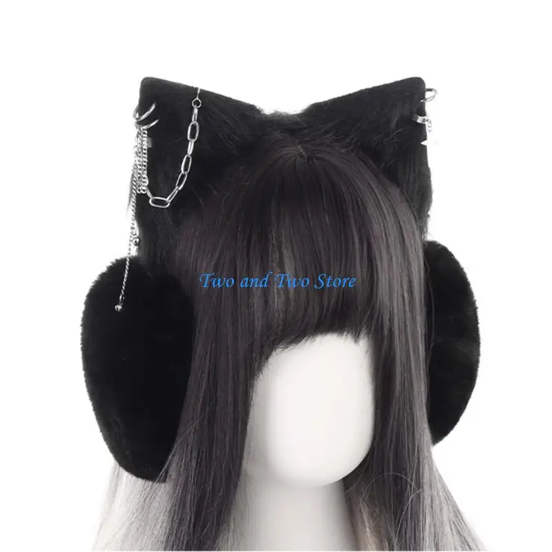 HX6F Fun Felidae Ear Plush Headband Earmuffs For Family Bonding Activity Keeping Ears Warm Winter Outings Cold Proof
HX6F Fun Felidae Ear Plush Headband Earmuffs For Family Bonding Activity Keeping Ears Warm Winter Outings Cold Proof