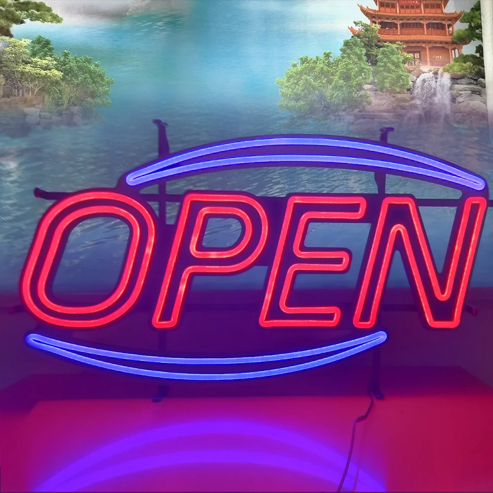 Large Customizable Iron frame Outdoor Waterproof LED Open Wall Sign for Hotel Pub Cafe Man Cave Light Art Wall Decoration
Large Customizable Iron frame Outdoor Waterproof LED Open Wall Sign for Hotel Pub Cafe Man Cave Light Art Wall Decoration