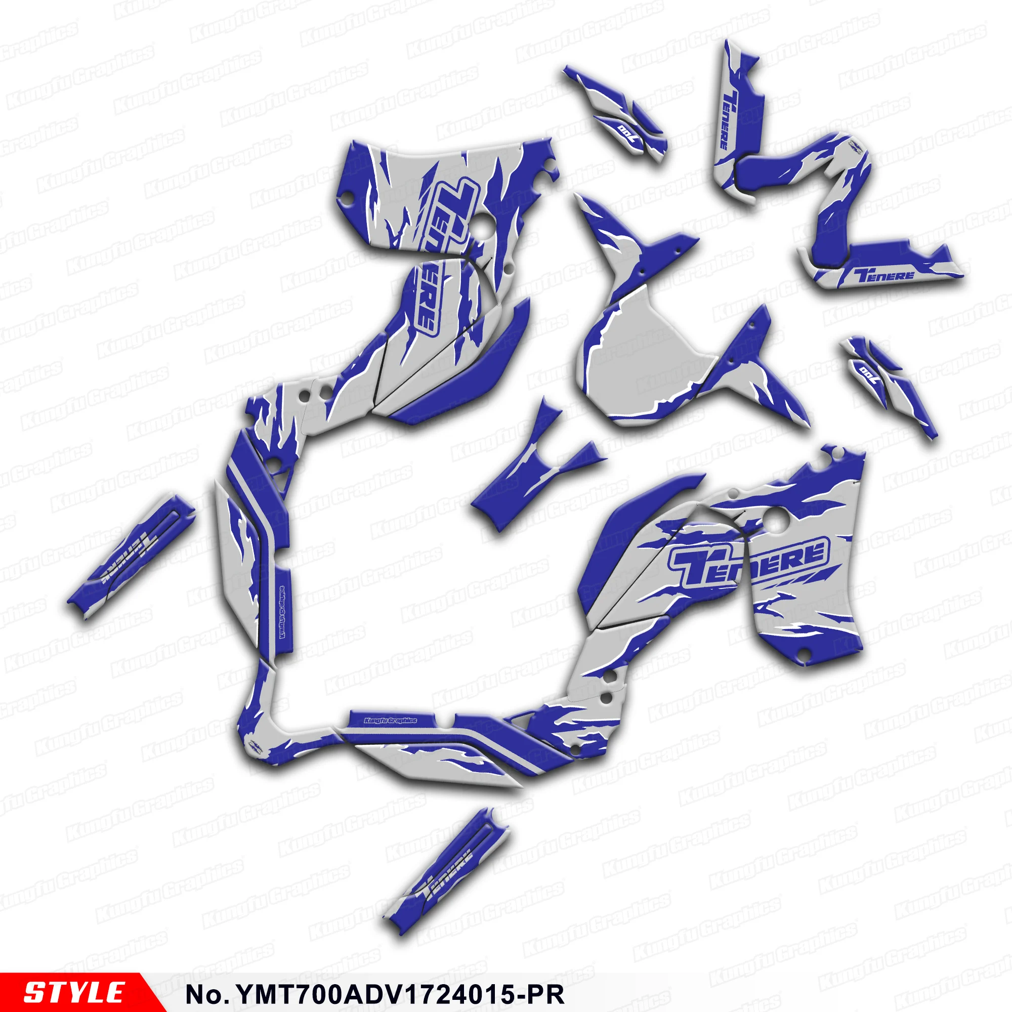 Комплект наклеек JY Racing Graphics Sheet для Yamaha Ténéré 700 Tenere T700 T7 2017-2024, защита, YMT700ADV1724015-PR 
Комплект наклеек JY Racing Graphics Sheet для Yamaha Ténéré 700 Tenere T700 T7 2017-2024, защита, YMT700ADV1724015-PR