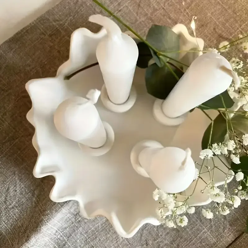 Large Lace round Silicone Mold for Epoxy Resin DIY Fruit Plate Storage Bowl Tray Creative Ornament Tray Mould Home Kitchen
Large Lace round Silicone Mold for Epoxy Resin DIY Fruit Plate Storage Bowl Tray Creative Ornament Tray Mould Home Kitchen