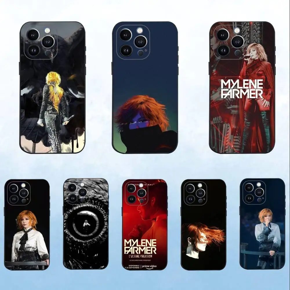 M-Mylene Farme Phone Case For iPhone 16,15,14,13,12,11 Plus,Pro Max,XS,X,XR,SE,Mini,8,7,Soft Silicone Black Cover
M-Mylene Farme Phone Case For iPhone 16,15,14,13,12,11 Plus,Pro Max,XS,X,XR,SE,Mini,8,7,Soft Silicone Black Cover