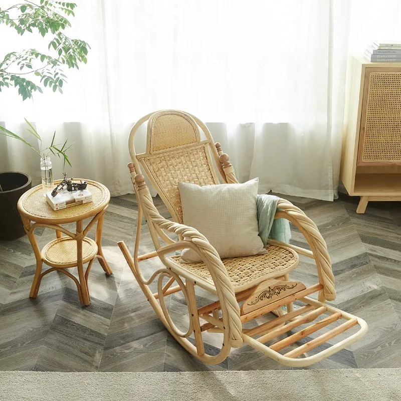 True vine woven rocking chair Nordic style elderly adult recliner household small apartment balcony leisure chair single chair
True vine woven rocking chair Nordic style elderly adult recliner household small apartment balcony leisure chair single chair
