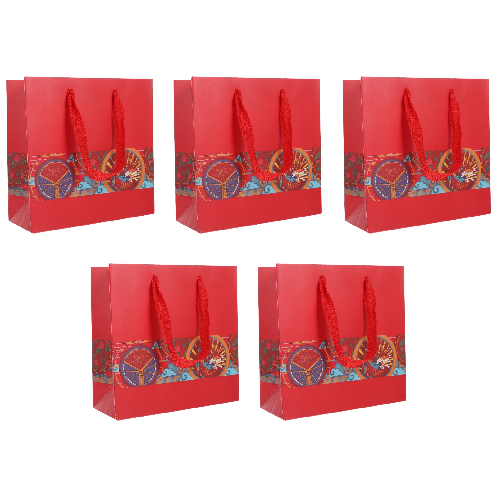 5 Pcs Ethnic Style Tote Bag Candy Storage Paper Gift Party Handbag Stand Portable Packet
5 Pcs Ethnic Style Tote Bag Candy Storage Paper Gift Party Handbag Stand Portable Packet
